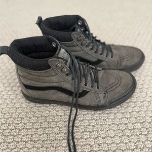 Vans High-Top Sneakers - Black and Gray